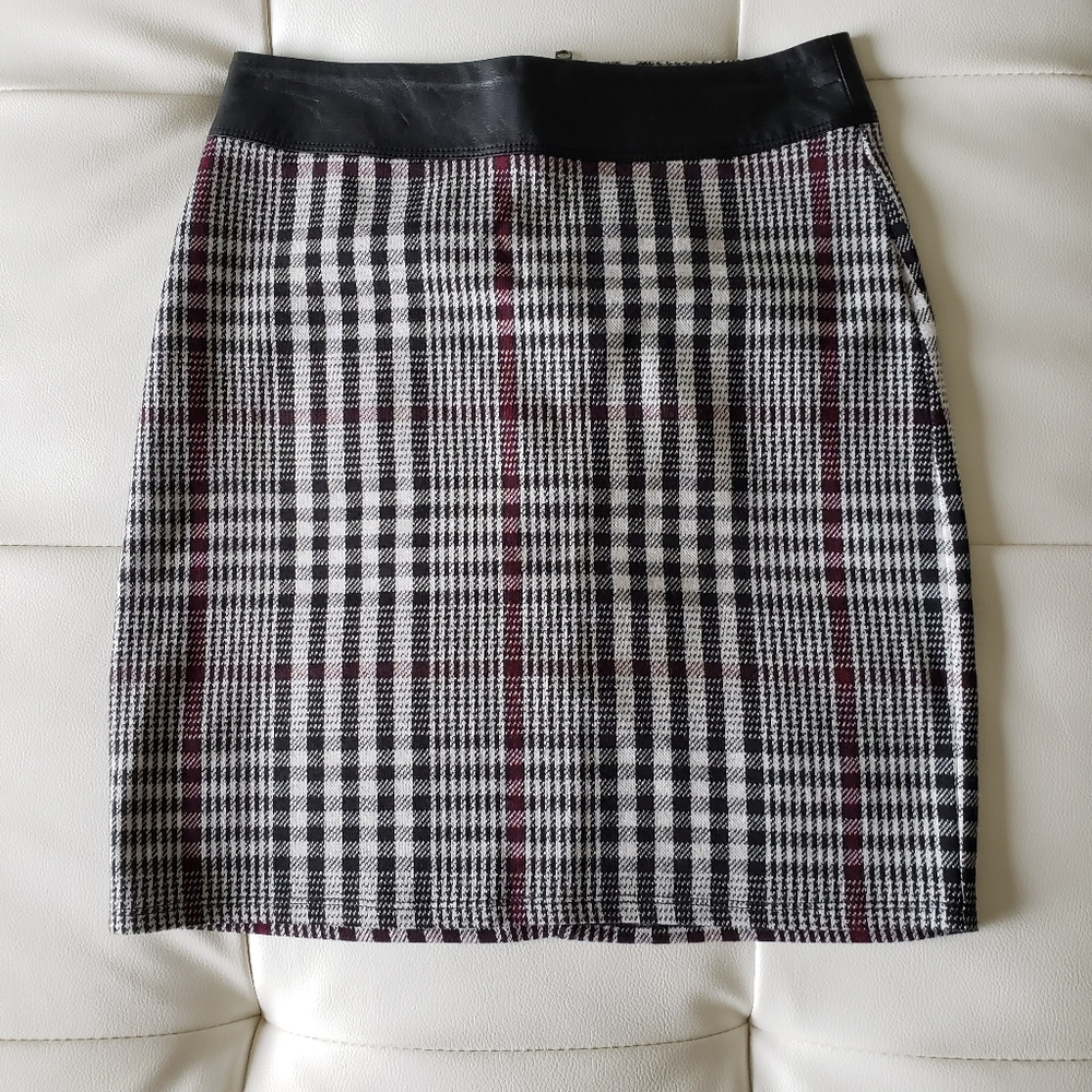 ABERCROMBIE & FITCH Plaid mini skirt